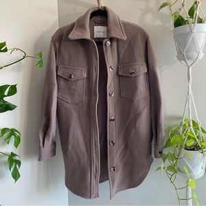 Wilfred Ganna Shirt Jacket Merino Wool Oversized Fit
